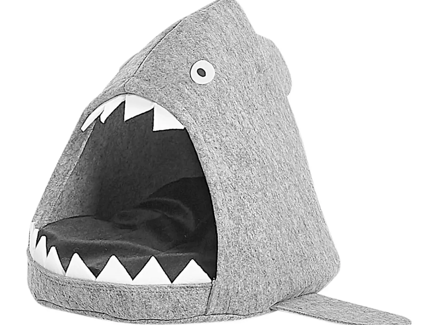 Sale Beliani Cuccia per animali PIRANHA Feltro chiaro Grigio