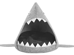 Sale Beliani Cuccia per animali PIRANHA Feltro chiaro Grigio