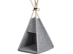 Clearance Beliani Cuccia per animali ULUBEY Feltro chiaro Grigio