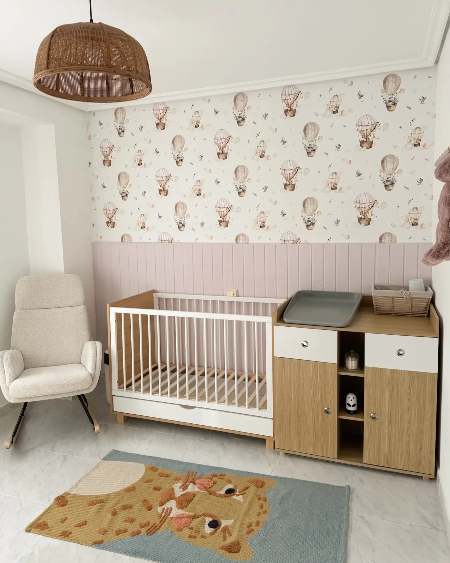 Culla con cassetto portaoggetti GUNNAR 60 x 120 cm Bianco