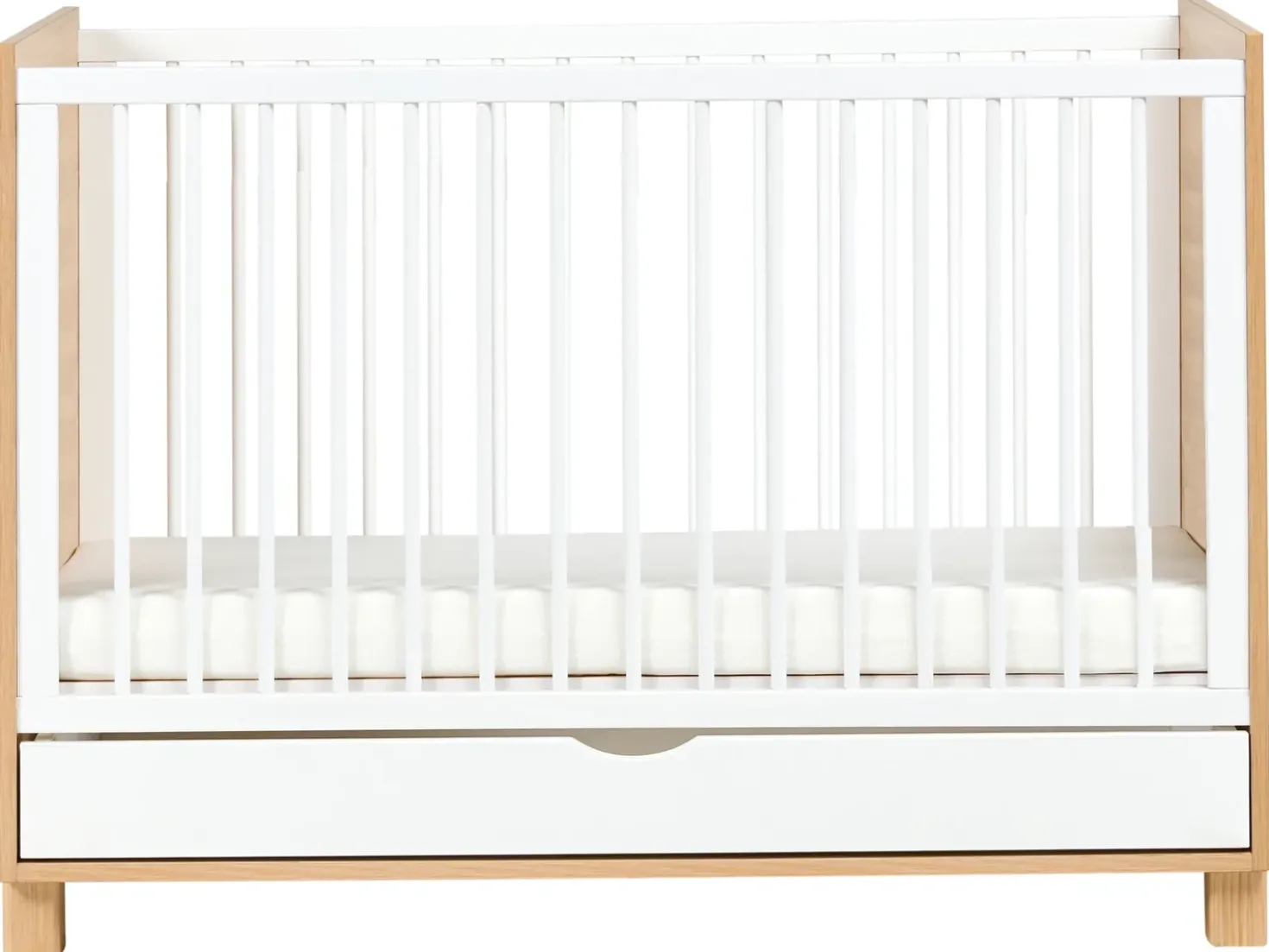 Culla con cassetto portaoggetti GUNNAR 60 x 120 cm Bianco
