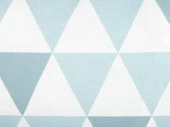 Online Beliani Cuscino da esterno TRIFOS Trama geometrica 40 x 70 cm Blu Bianco Blu Multicolore