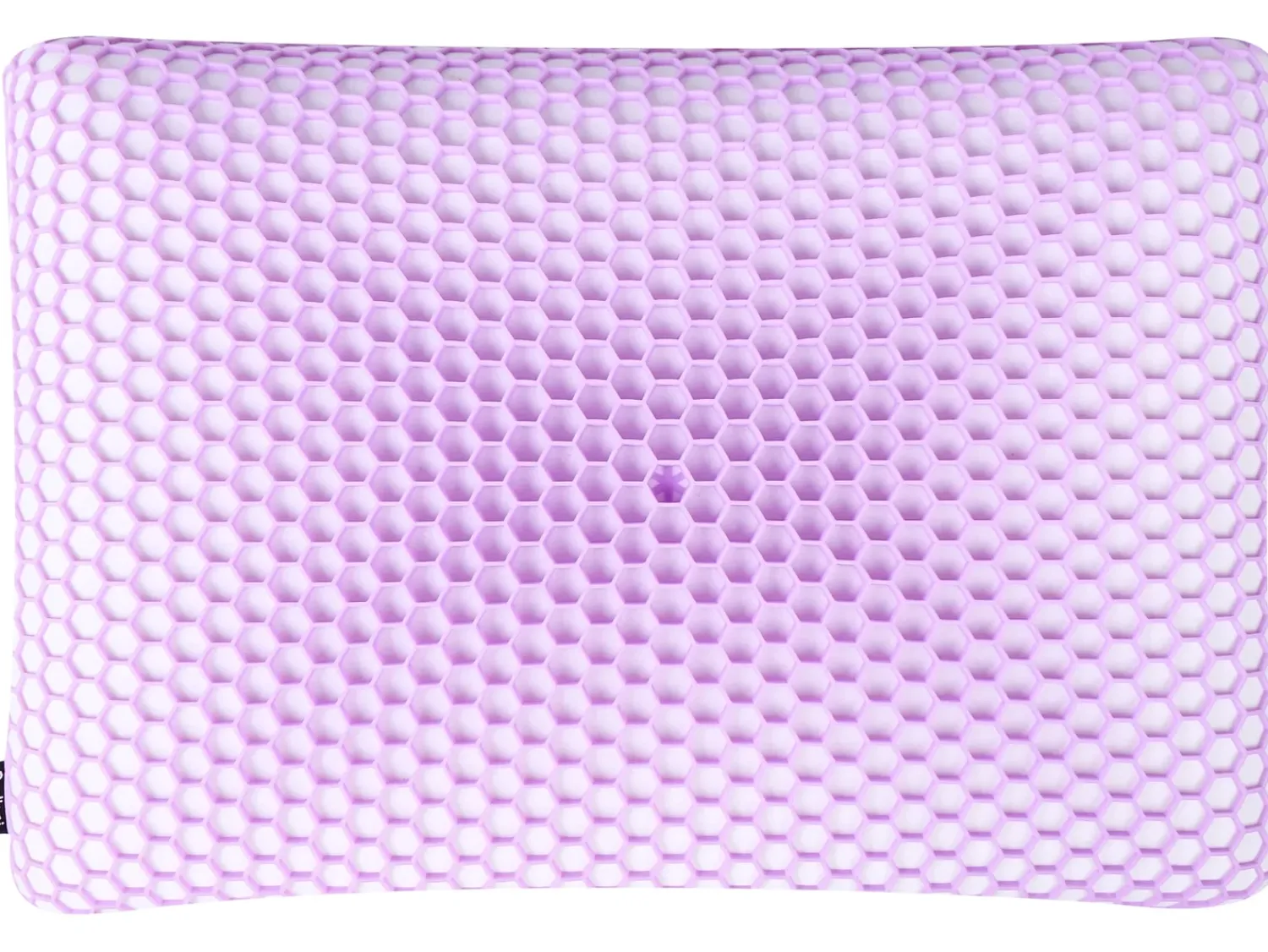 Sale Beliani Cuscino da letto ATHOS Basso Schiuma memory 55 x 35 cm Viola Bianco Viola