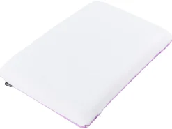 Sale Beliani Cuscino da letto ATHOS Basso Schiuma memory 55 x 35 cm Viola Bianco Viola