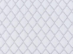 Outlet Beliani Cuscino da letto ELGON Basso Schiuma memory 30 x 50 cm Bianco