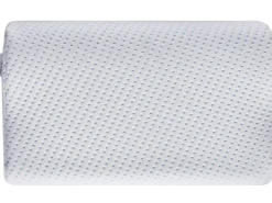 Beliani Cuscino da letto KANGTO Alto Schiuma memory 30 x 50 cm Bianco Bianco Blu