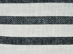 Discount Beliani Cuscino da pavimento ASHTI Cotone Nero/Bianco Bianco Nero