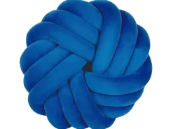Discount Beliani Cuscino decorativo AKOLA Velluto 30 x 30 cm Tinta unita Blu