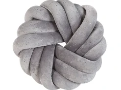 Discount Beliani Cuscino decorativo AKOLA 30 x 30 cm Tinta unita Grigio