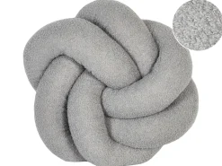 Sale Beliani Cuscino decorativo ANGELONIA Bouclé 45 x 45 cm Tinta unita Grigio