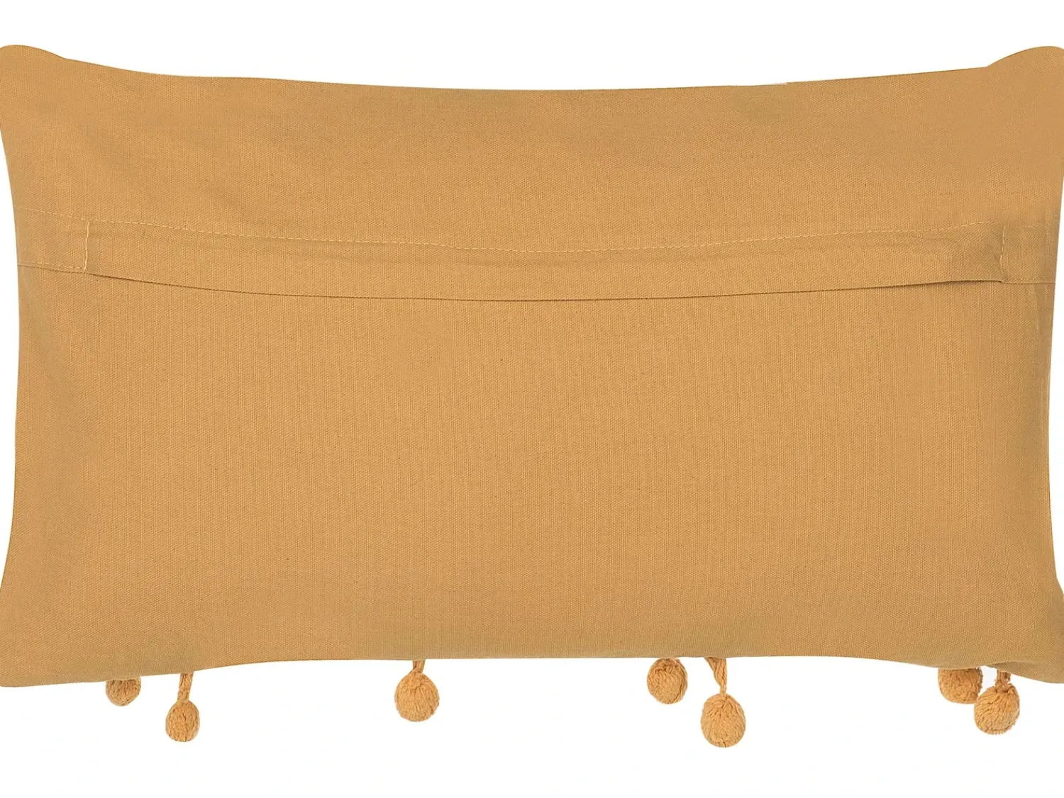 Discount Beliani Cuscino decorativo AYROOR 30 x 50 cm Senape Trama geometrica Giallo