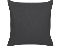 Online Beliani Cuscino decorativo BENZOIN Cotone 45 x 45 cm Nero Trama geometrica Bianco Nero