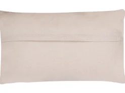 Clearance Beliani Cuscino decorativo BETULA Cotone 30 x 50 cm Beige Trama geometrica Beige Grigio Rosso Multicolore