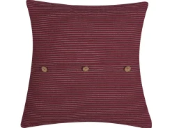 Hot Beliani Cuscino decorativo CAMPANULA 45 x 45 cm Tinta unita Rosso