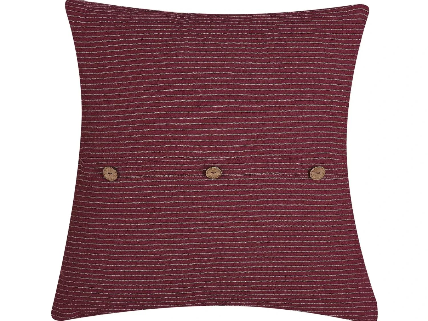 Hot Beliani Cuscino decorativo CAMPANULA 45 x 45 cm Tinta unita Rosso