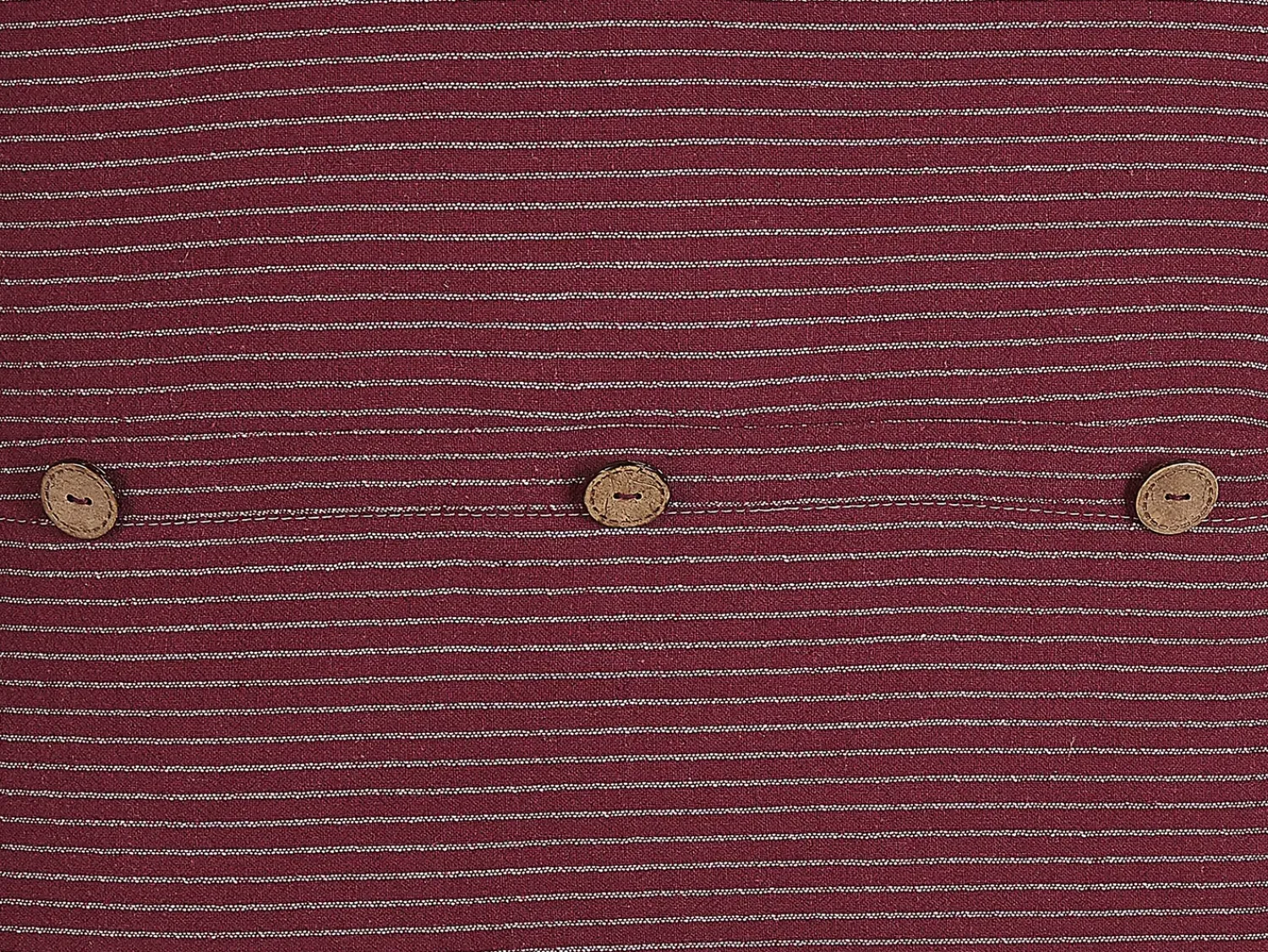 Hot Beliani Cuscino decorativo CAMPANULA 45 x 45 cm Tinta unita Rosso