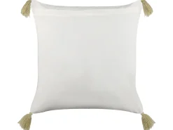 Online Beliani Cuscino decorativo CARISSA Cotone 45 x 45 cm Multicolore Trama floreale Bianco Multicolore Rosa Verde