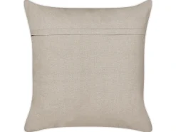 Hot Beliani Cuscino decorativo CERAMIUM Velluto 45 x 45 cm Rosa pastello Trama floreale Bianco Rosa