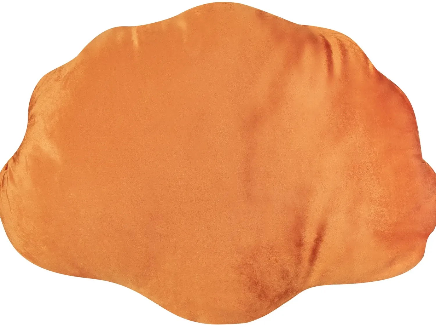 New Beliani Cuscino decorativo CONSOLIDA Velluto 47 x 35 cm Tinta unita Arancione