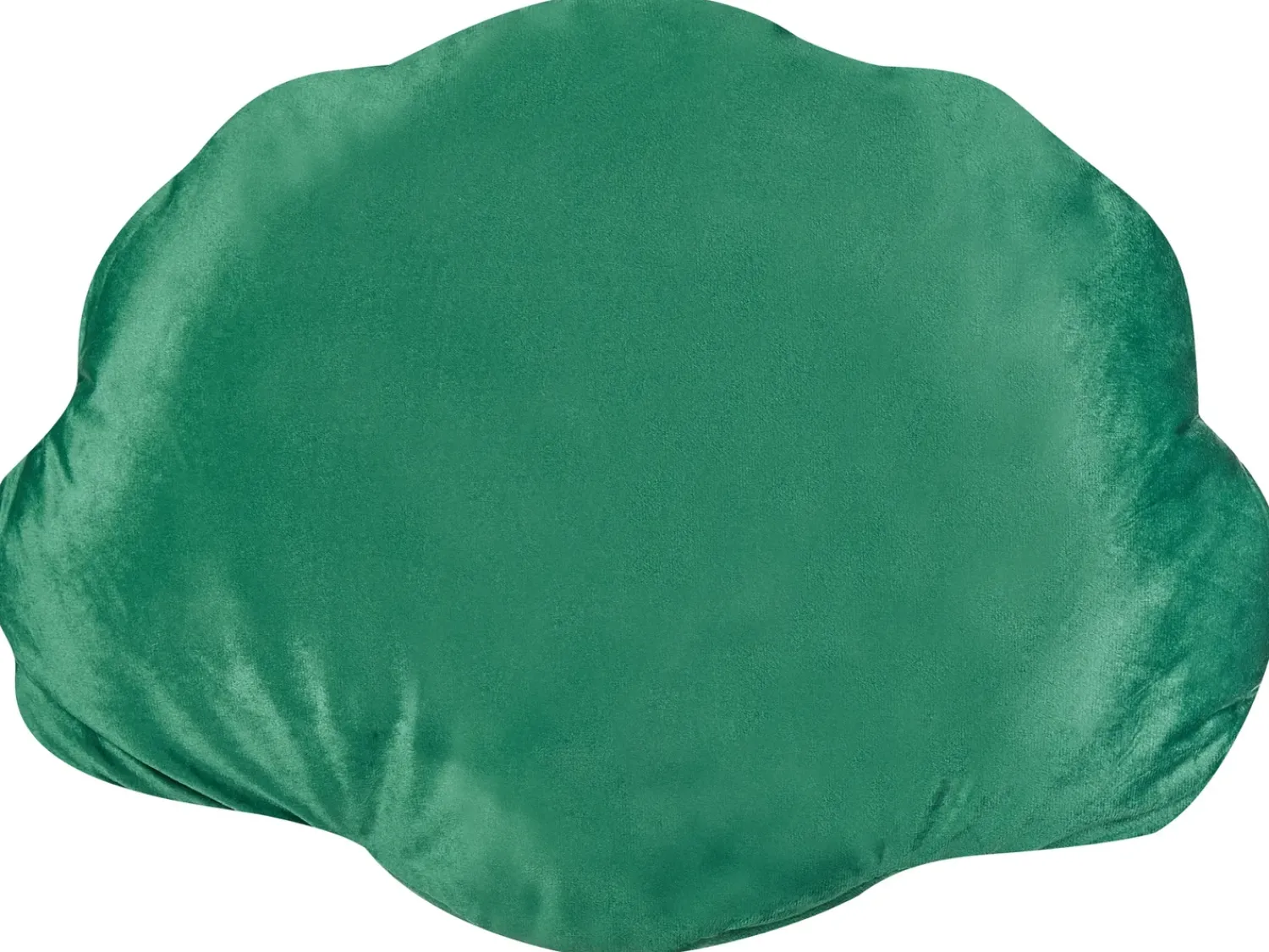Hot Beliani Cuscino decorativo CONSOLIDA Velluto 47 x 35 cm smeraldo Tinta unita Verde