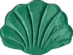 Hot Beliani Cuscino decorativo CONSOLIDA Velluto 47 x 35 cm smeraldo Tinta unita Verde