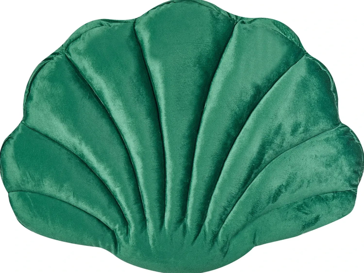 Hot Beliani Cuscino decorativo CONSOLIDA Velluto 47 x 35 cm smeraldo Tinta unita Verde