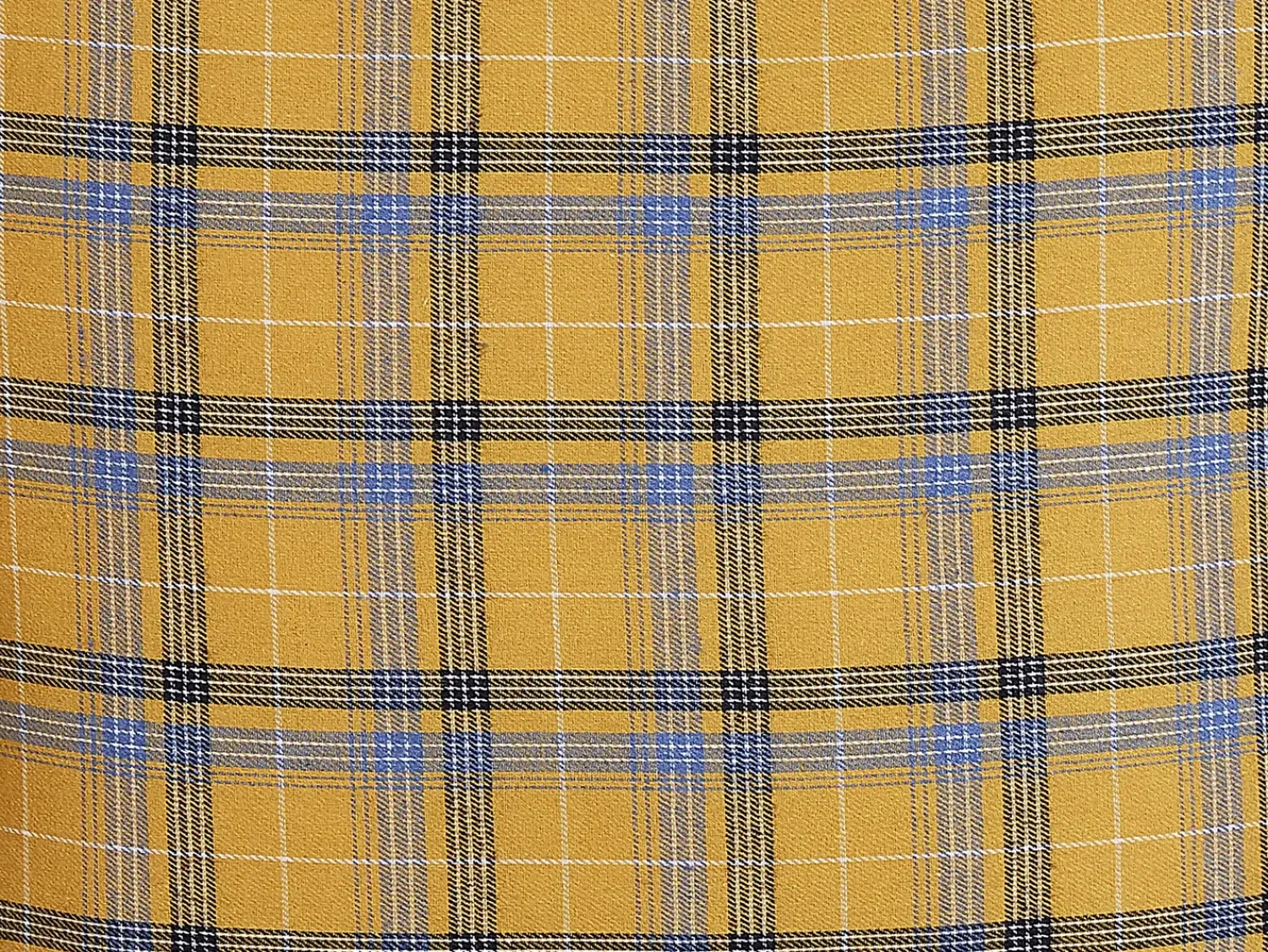 Outlet Beliani Cuscino decorativo DICENTRA 45 x 45 cm Giallo Trama a scacchi Multicolore