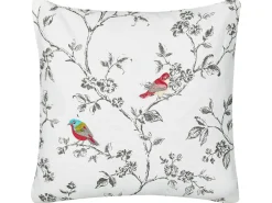 Beliani Cuscino decorativo DILLENIA Cotone 45 x 45 cm Bianco Bianco Grigio Multicolore