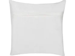 Beliani Cuscino decorativo DILLENIA Cotone 45 x 45 cm Bianco Bianco Grigio Multicolore