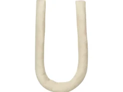 Beliani Cuscino decorativo GLADIOLUS Bouclé 172 x 14 cm Tinta unita Beige