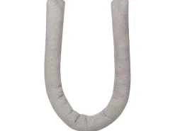 Online Beliani Cuscino decorativo GLADIOLUS Bouclé 172 x 14 cm Tinta unita Grigio