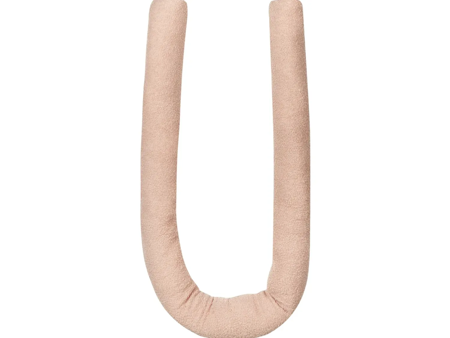 Discount Beliani Cuscino decorativo GLADIOLUS Bouclé 172 x 14 cm Tinta unita Rosa