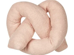Discount Beliani Cuscino decorativo GLADIOLUS Bouclé 172 x 14 cm Tinta unita Rosa