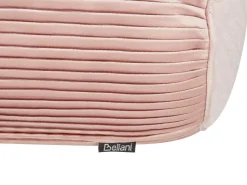 Best Beliani Cuscino decorativo JONQUIL Velluto 22 x 60 cm Tinta unita Rosa