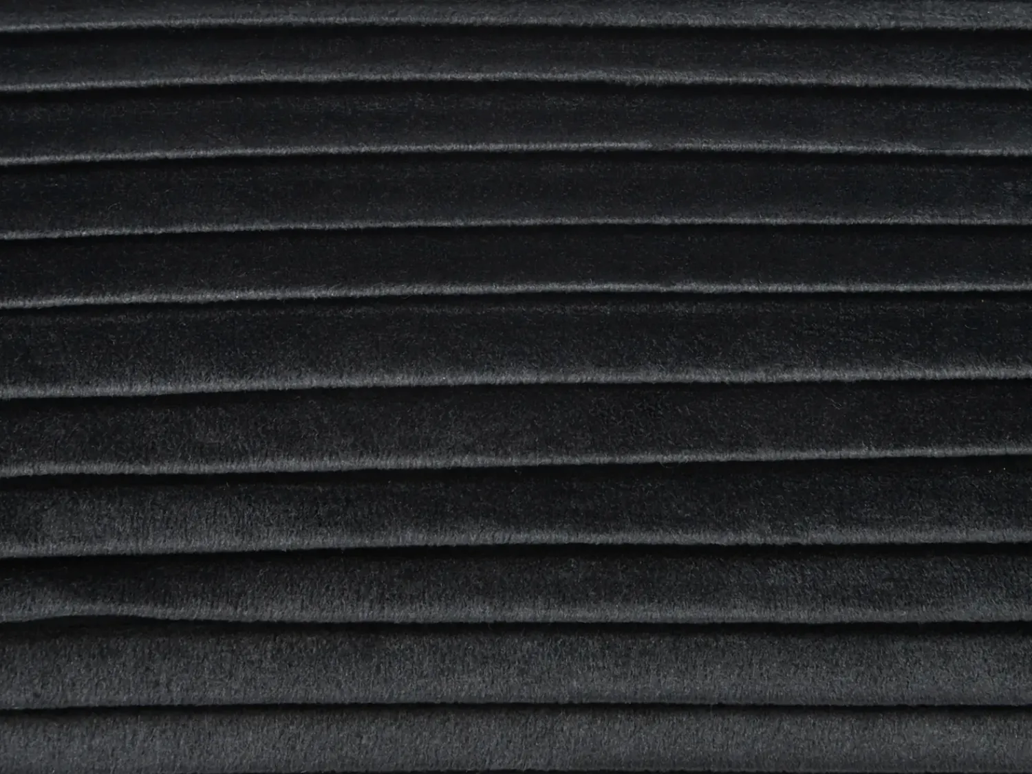 Hot Beliani Cuscino decorativo JONQUIL Velluto 22 x 60 cm Tinta unita Nero