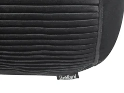 Hot Beliani Cuscino decorativo JONQUIL Velluto 22 x 60 cm Tinta unita Nero