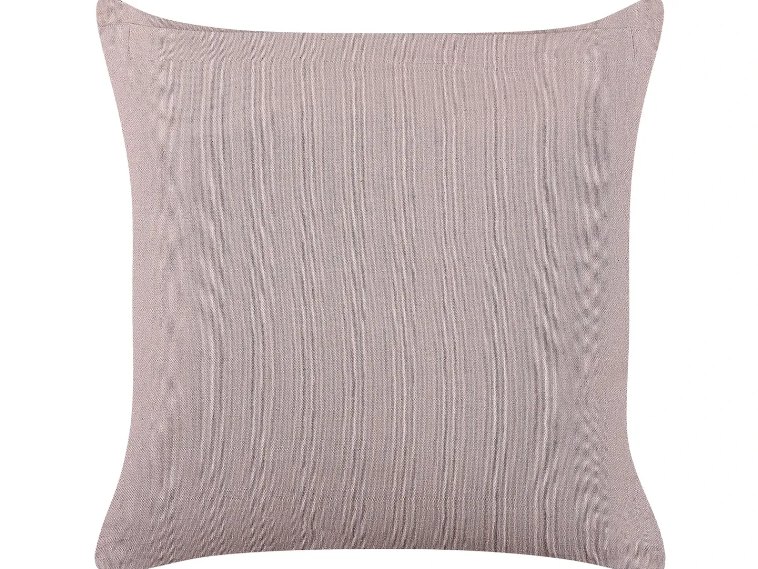 Beliani Cuscino decorativo KALMIA Velluto 45 x 45 cm Trama floreale Rosa