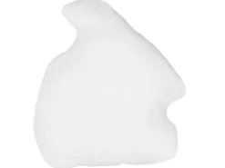 New Beliani Cuscino decorativo KOLKATA Cotone 42 x 48 cm Bianco Scoiattolo Bianco Nero