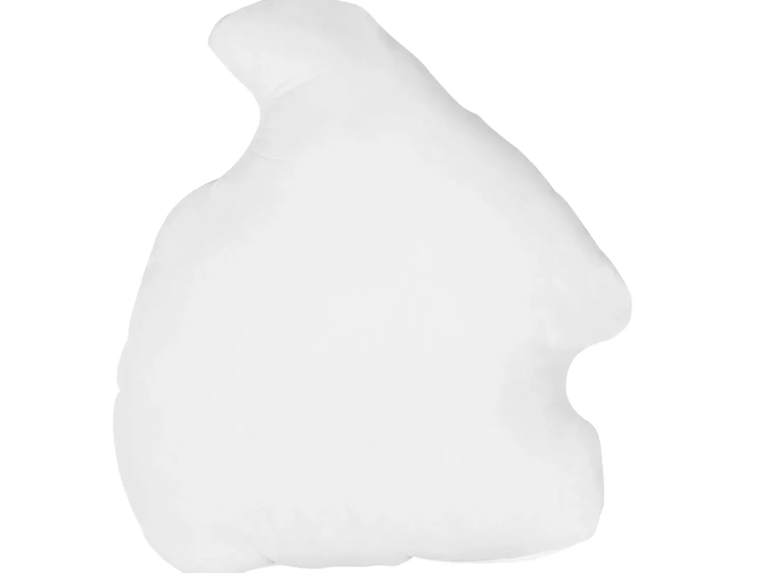 New Beliani Cuscino decorativo KOLKATA Cotone 42 x 48 cm Bianco Scoiattolo Bianco Nero