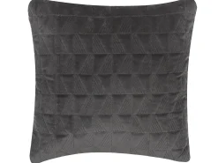 Clearance Beliani Cuscino decorativo LALAM Cotone 45 x 45 cm Trama Chevron Grigio