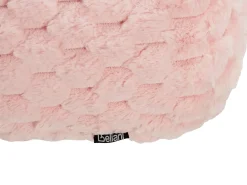 Online Beliani Cuscino decorativo LINDEN Finta pelliccia 22 x 60 cm Tinta unita Rosa