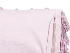 New Beliani Cuscino decorativo LYNCHIS Cotone 45 x 45 cm Rosa