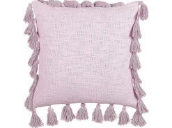New Beliani Cuscino decorativo LYNCHIS Cotone 45 x 45 cm Rosa
