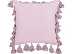 New Beliani Cuscino decorativo LYNCHIS Cotone 45 x 45 cm Rosa
