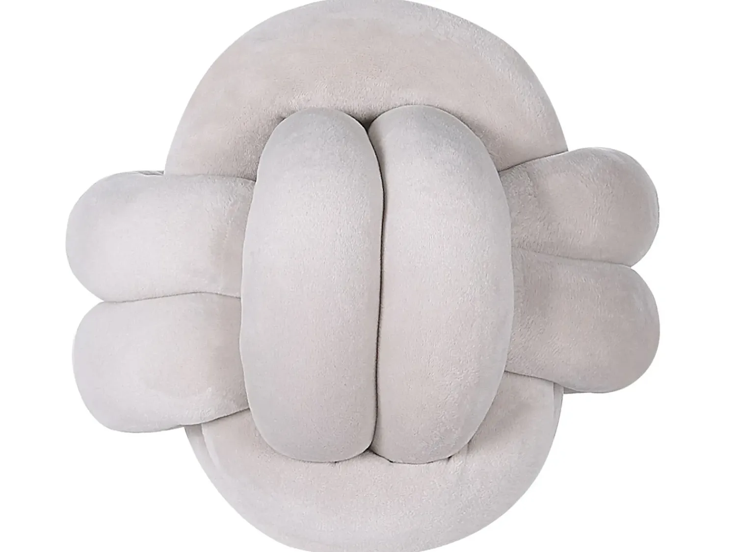 Clearance Beliani Cuscino decorativo MALNI Velluto chiaro Tinta unita Grigio