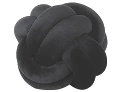 Clearance Beliani Cuscino decorativo MALNI Velluto Tinta unita Nero