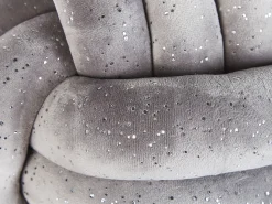 Discount Beliani Cuscino decorativo MALNI Velluto Tinta unita Grigio