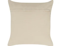 Hot Beliani Cuscino decorativo OUJDA Cotone 50 x 50 cm Trama geometrica Oro rosa