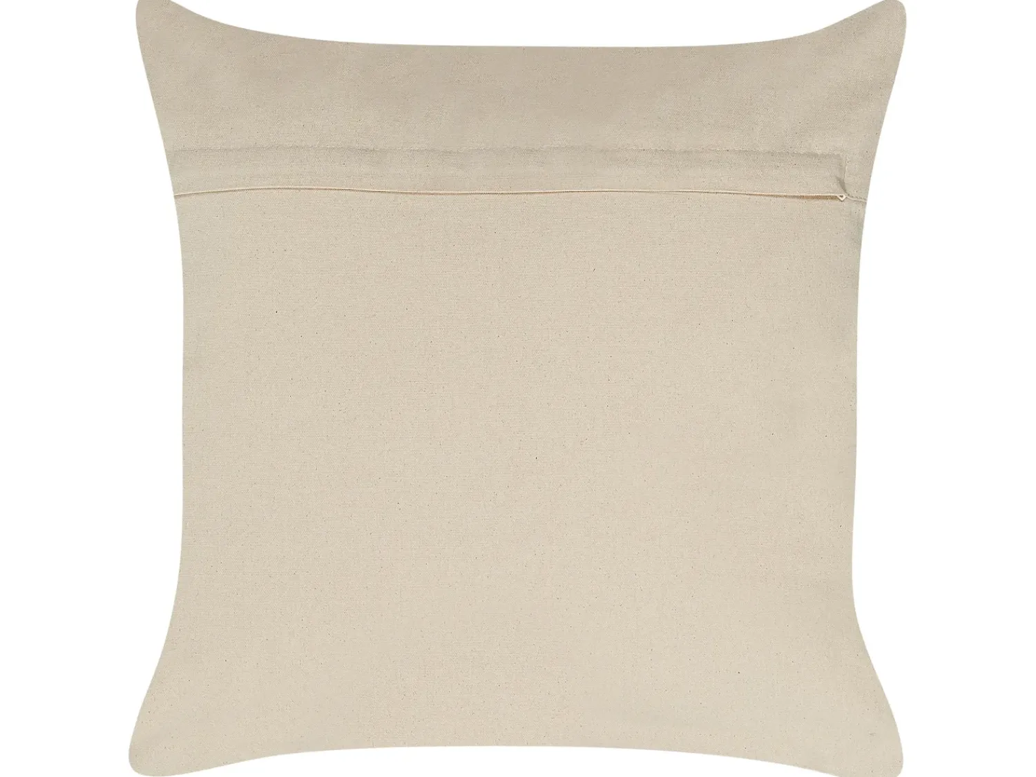 Online Beliani Cuscino decorativo OUJDA Cotone 50 x 50 cm Trama geometrica Rame