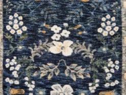 Clearance Beliani Cuscino decorativo PANAX Velluto 45 x 45 cm Multicolore Trama floreale Blu Multicolore
